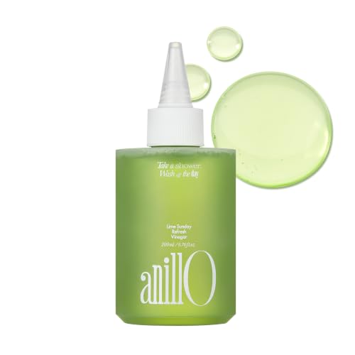 ANILLO Vinegar Hair Rinse for Oily Scalp, Lime Sunday Clarifier, 6.76 fl oz