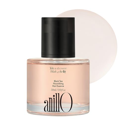 Anillo Biotin Hair Serum for Dry Hair, Black Tea Shine Oil, 1.69 fl oz